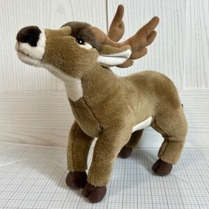 Cabin Critters 2002 Deer Plush Toy Stuffed Animal Brown White Antlers